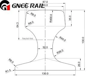 GB QU80 Crane Rail GB QU80 Crane Rail