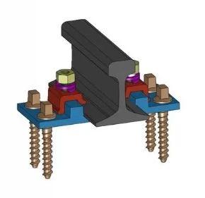 K-type Rail Fastening System For Wooden Sleepers